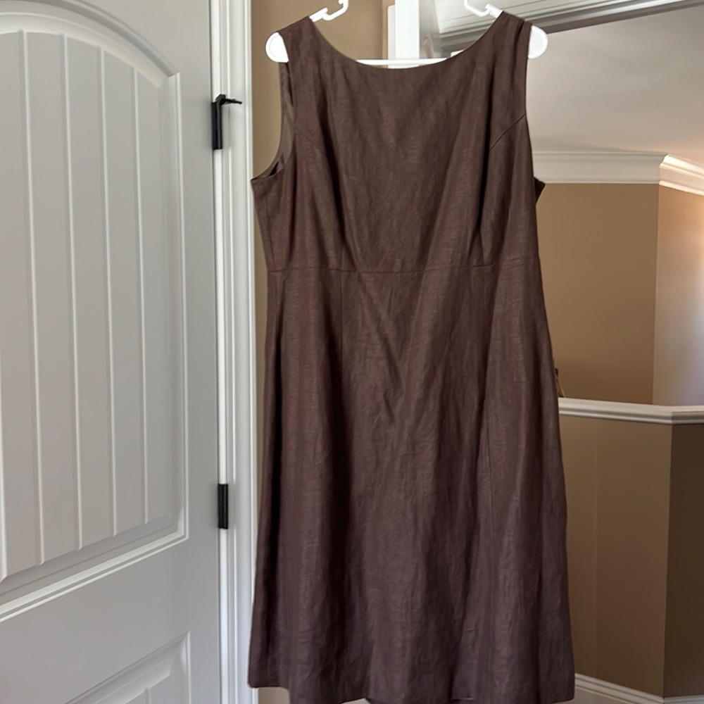 New Talbots linen dress